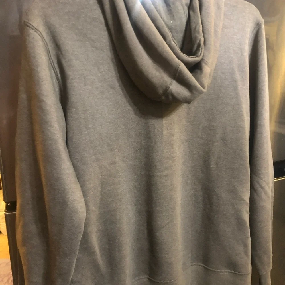 Womens ARIAT Hoodie Sweatshirt  Heather Brown and Coral Southwest Design - Picture 2 of 2